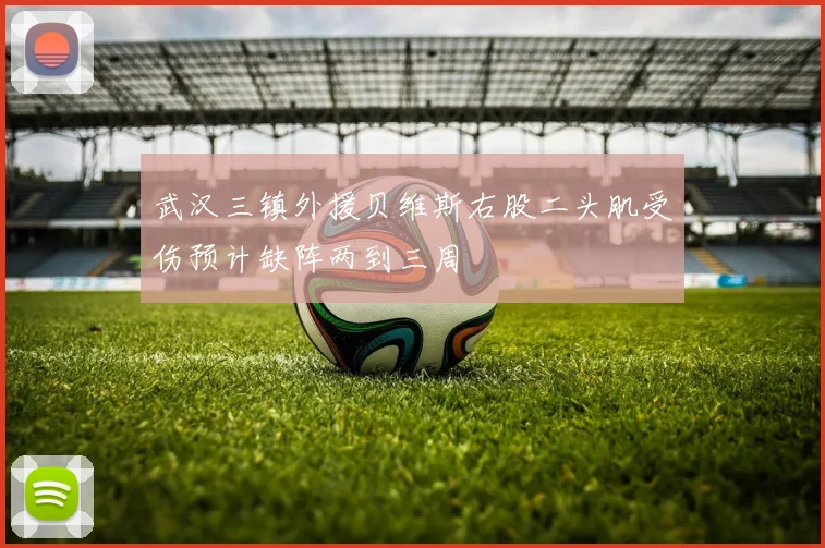 武汉三镇外援贝维斯右股二头肌受伤预计缺阵两到三周